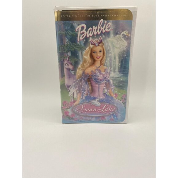 Vintage 2003 Barbie of Swan Lake VHS: Animated Ballet Movie for Collectors - Picture 2 of 5